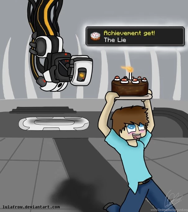 The Cake Is A Lie? By LulaFrow On DeviantArt
