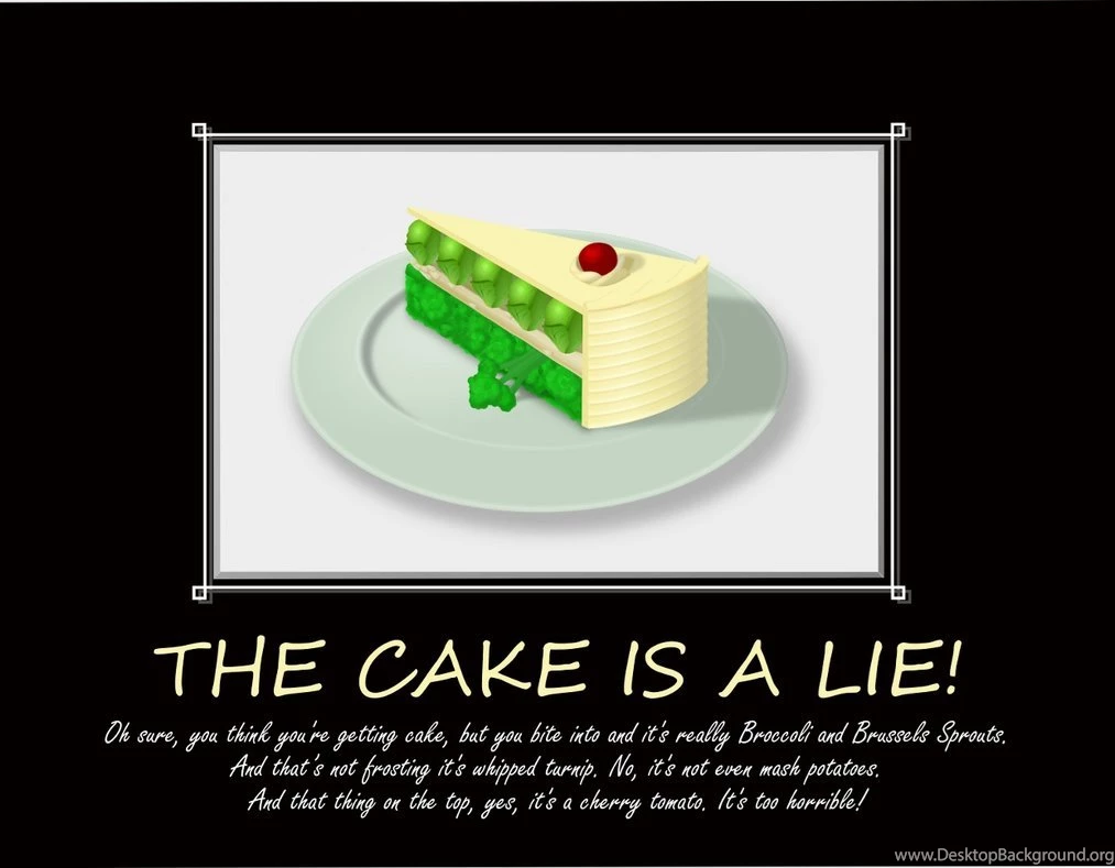 The Cake Is A Lie By EarlyBlake On DeviantArt