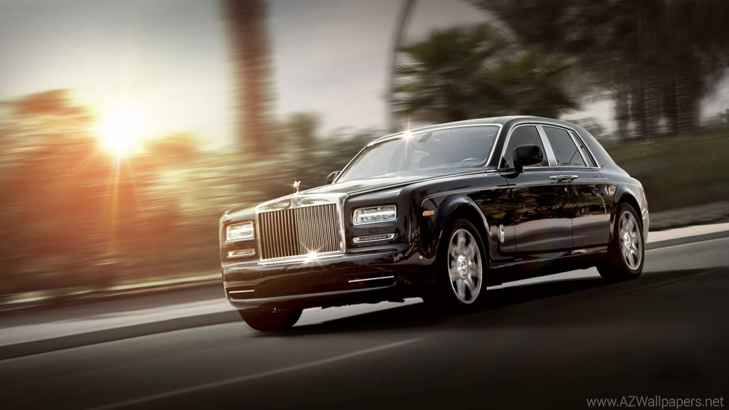 Download 1920x1080 HD Wallpapers Rolls Royce Phantom Speed Sunset ...