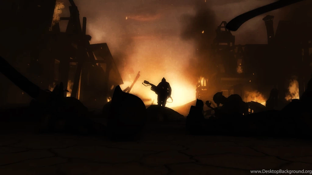 DeviantArt: More Like [TF2] Meet The Pyro   Burning City Wallpapers ...