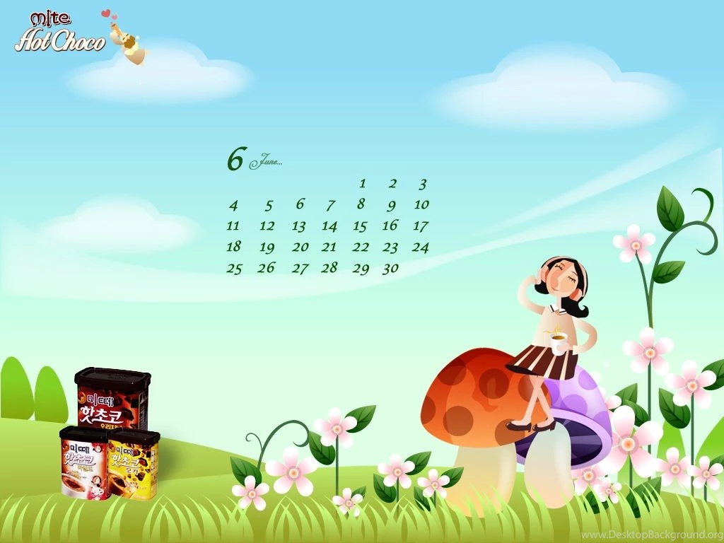 Korean Calendar Wallpapers Chocolate MITE   Others