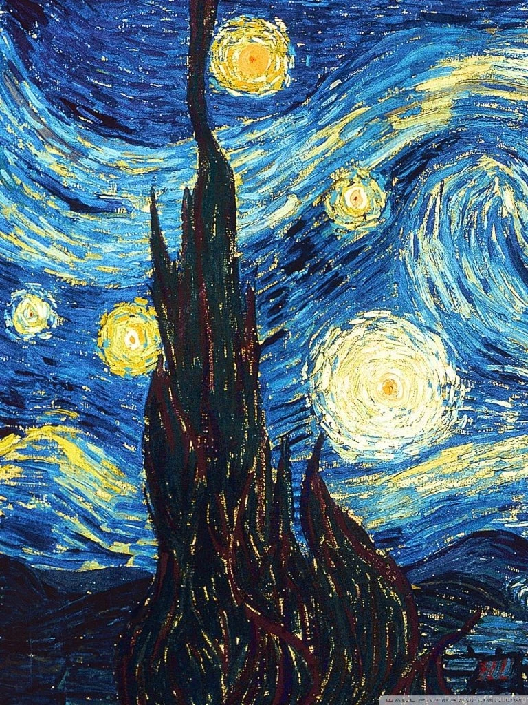 The Starry Night HD Desktop Wallpapers : Widescreen : High ...