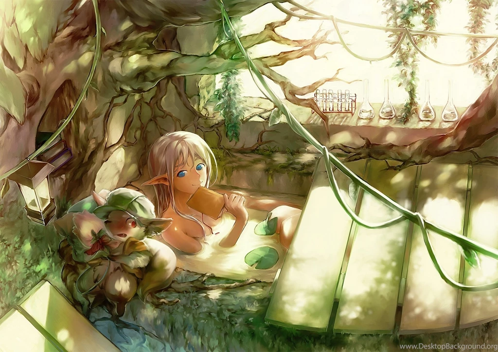 Elves Magical Animals Sen Kawa Original Anime Fantasy Elf ...