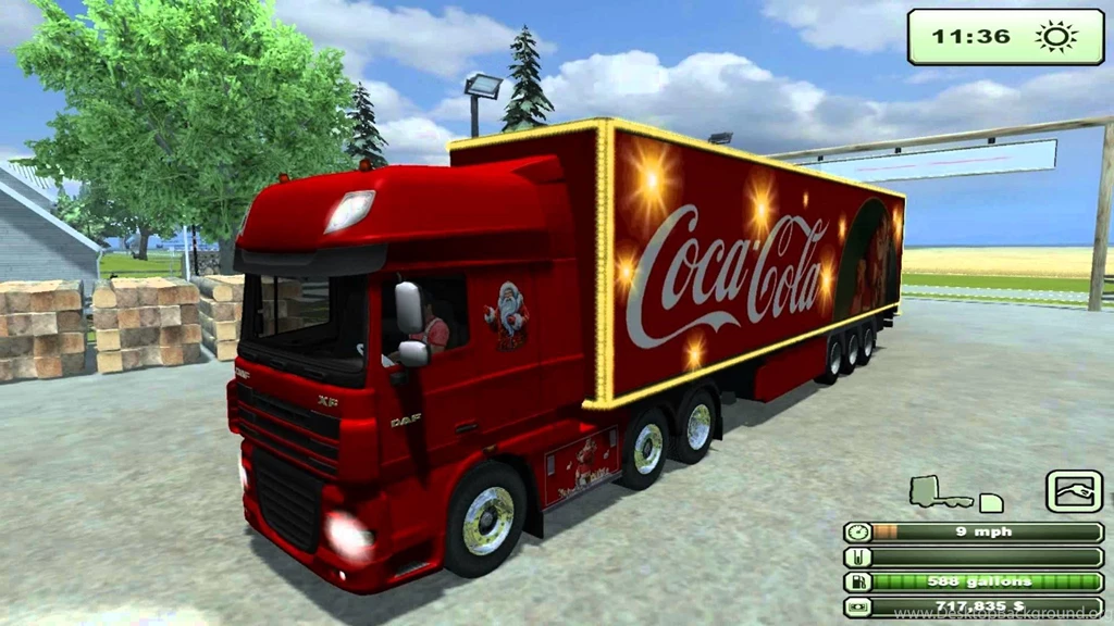 Farming Simulator 2013 Texas Edition Coca Cola Trailer Truck V 1 ...