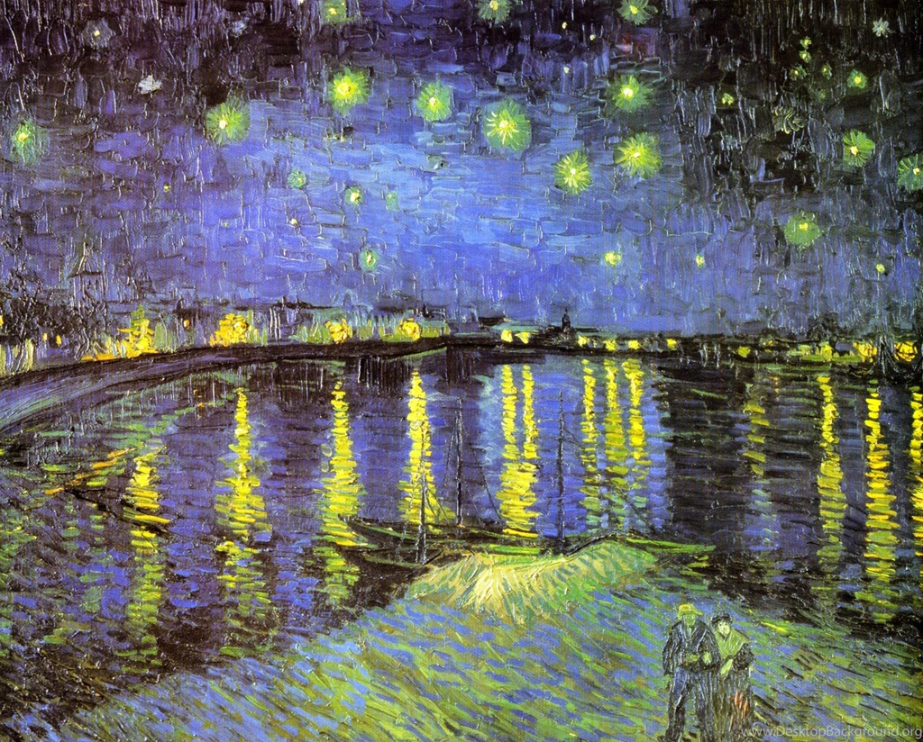 Paintings, Night, Classic, Vincent Van Gogh, Starry Night Over The ...