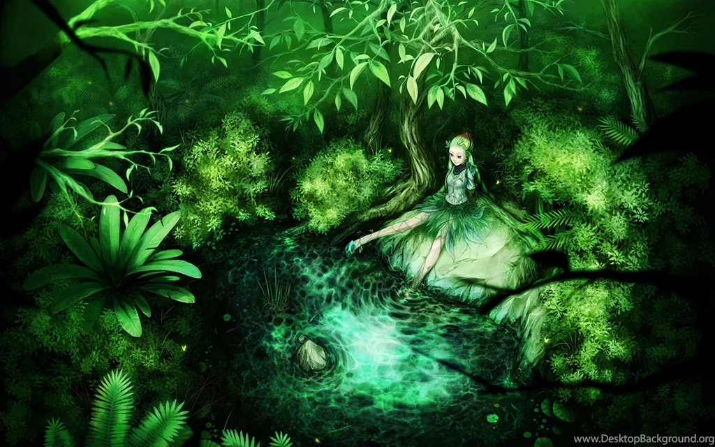Green Fantasy Computer Wallpapers, Desktop Backgrounds