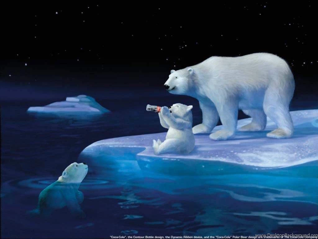 Coca Cola Polar Bear Wallpapers Bing Images