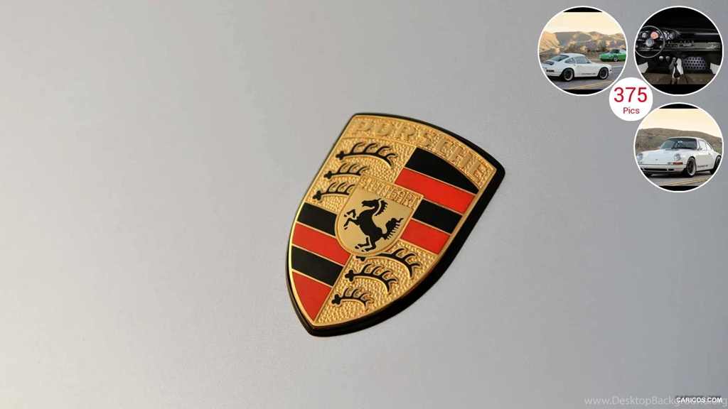 Singer Porsche 911 Silver   Badge