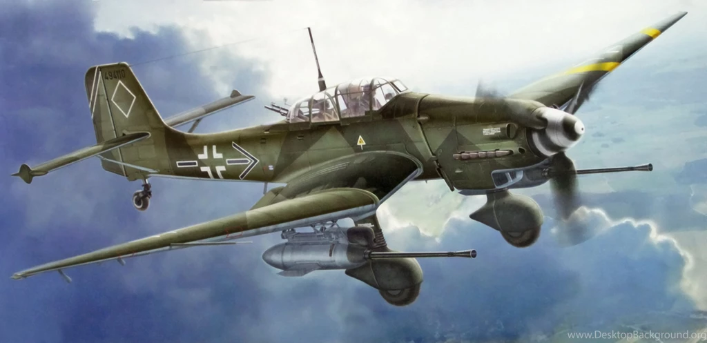 Download Wallpapers Junkers Ju 87 G 2 Stuka "rudel", German Iiww ...