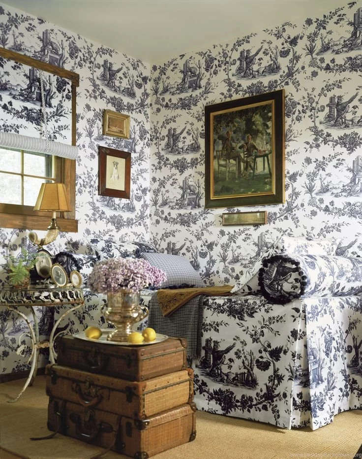 Pheasant Toile Wallpapers And Fabric From