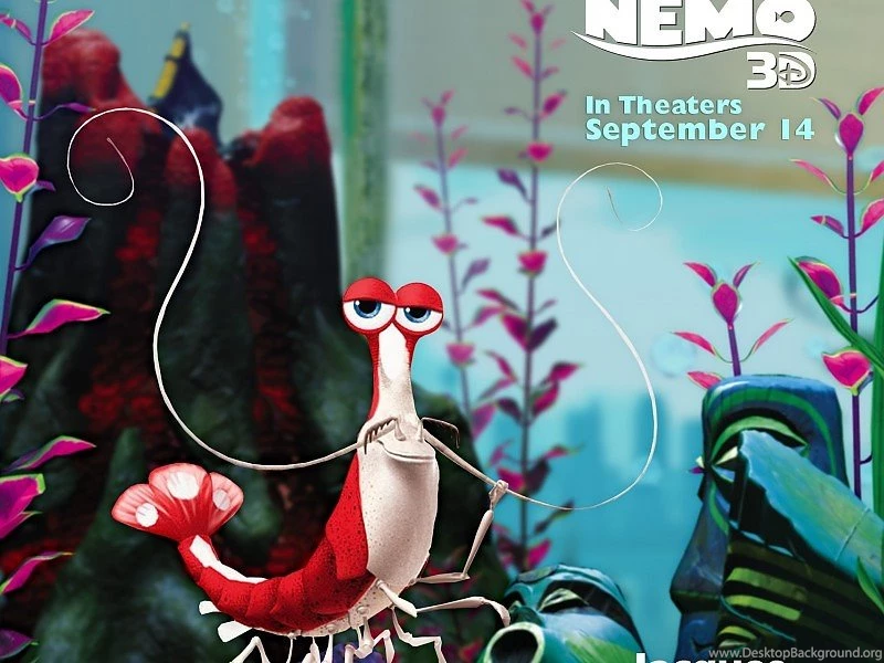 Finding Nemo 3D Wallpapers Jacques Free Desktop Backgrounds And ...