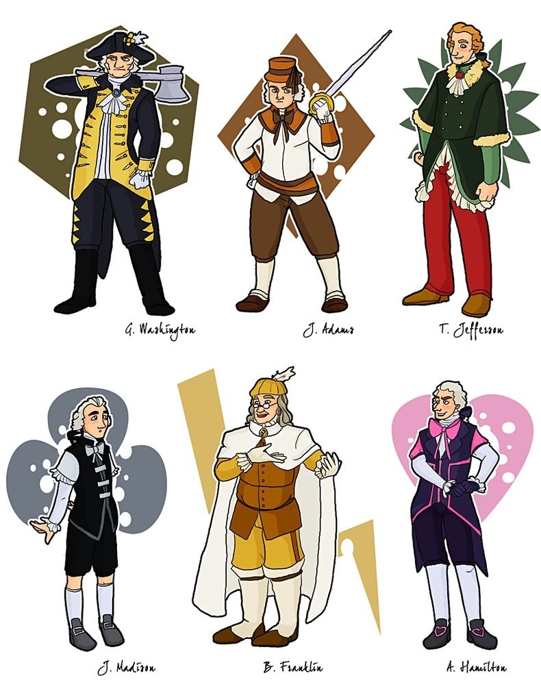 Magical Girl Founding Fathers By Publius Reporter On DeviantArt
