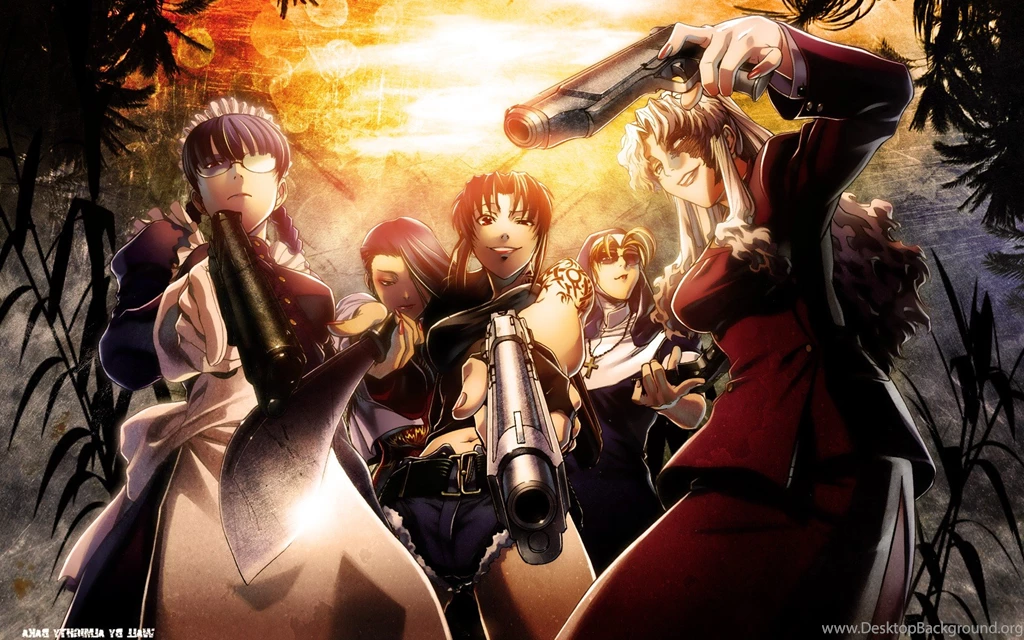 Black Lagoon, Revy, Balalaika, Eda, Roberta, Shenhua, Anime ...