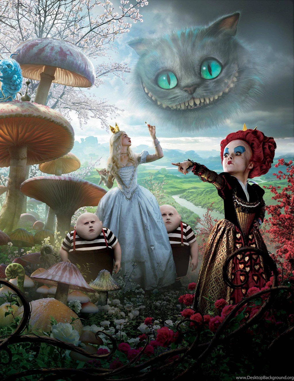 Alice In Wonderland Wallpapers HD Backgrounds Download Mobile iPhone ...