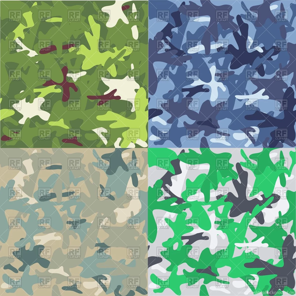 Set Of Camouflage Military Backgrounds, 43062, Backgrounds ...