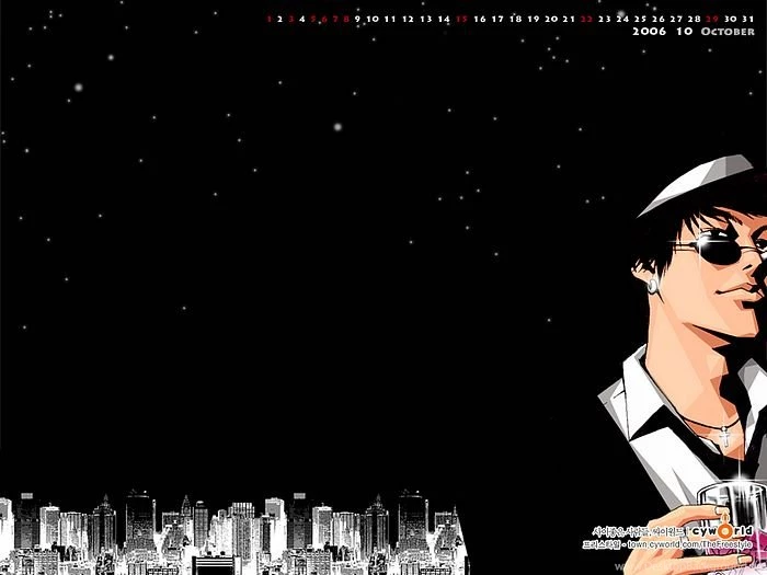 Cool Guys FreeStlye Cool Character Illustrations Wallcoo.net