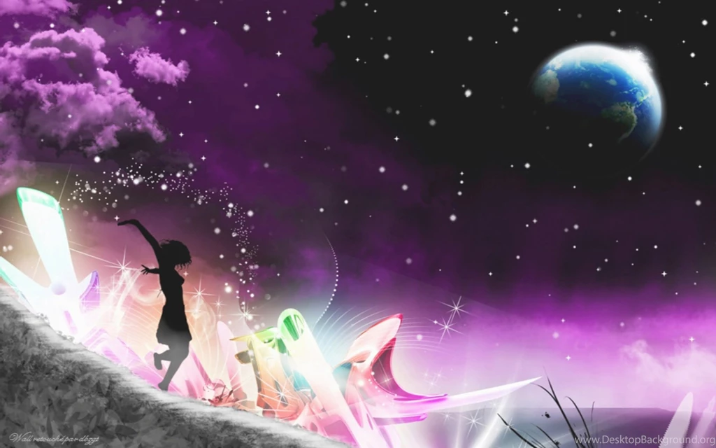 Purple Star Anime Wallpapers Comics Desktop Backgrounds