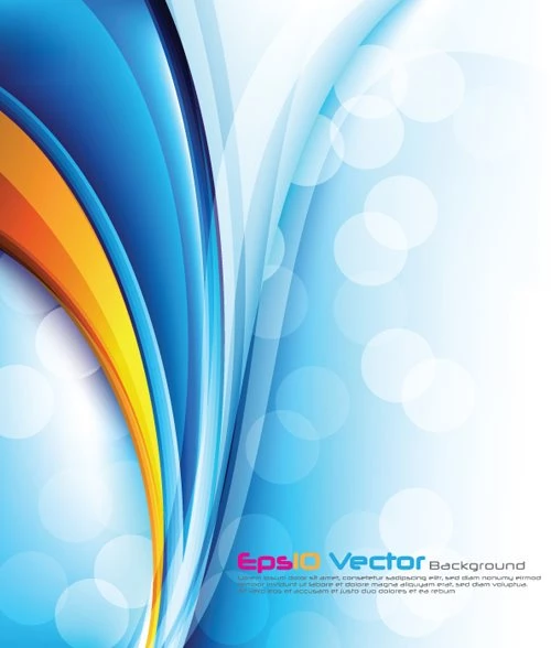 Dynamic Colored Backgrounds Vector Set 01 Vector Backgrounds Free ...