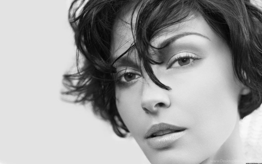 Ashley Judd Eyes Faces Grayscale Monochrome Wallpapers (