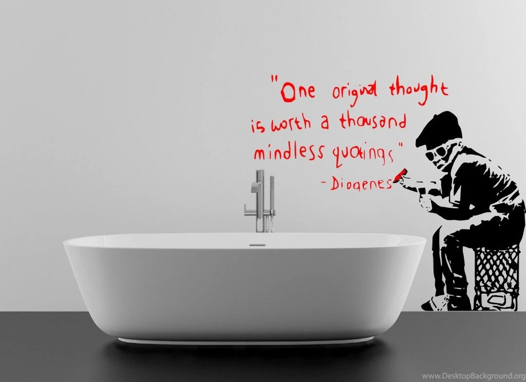 Banksy Wall Sticker
