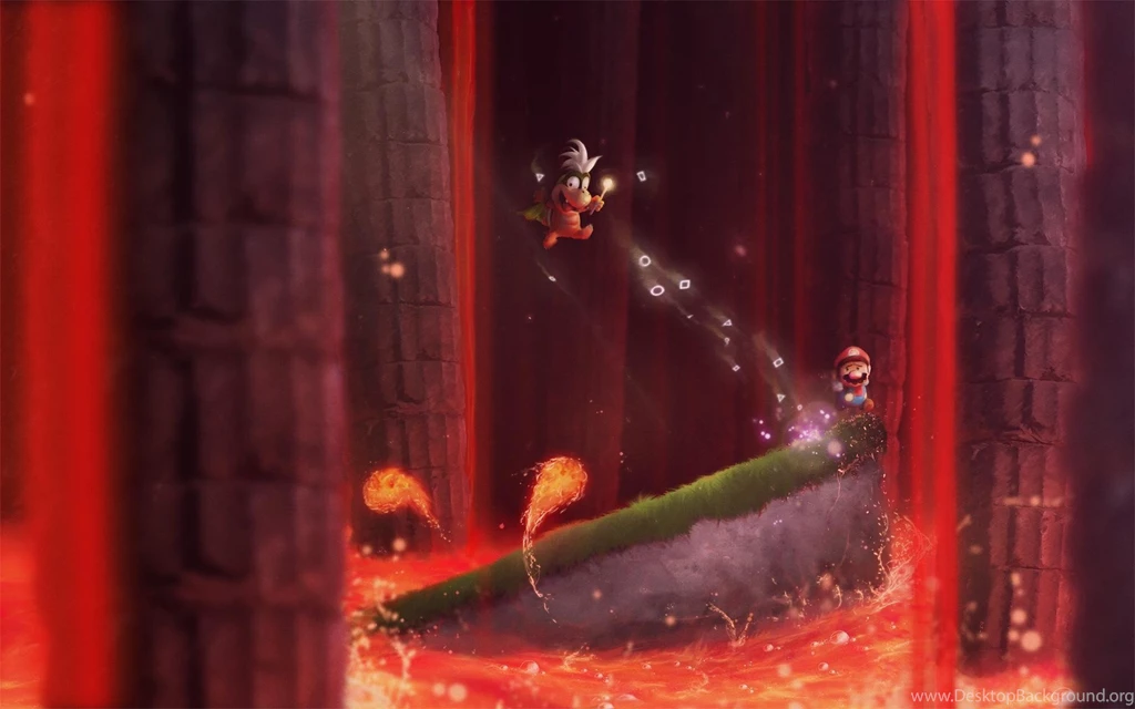 Nintendo Video Games Landscapes Caves Volcanoes Lava Boss Super ...