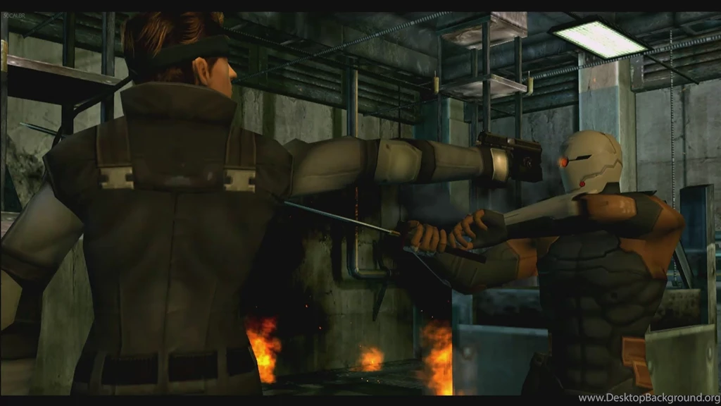 Snake Vs Ocelot (Gray Fox First Encounter) 1080P YouTube