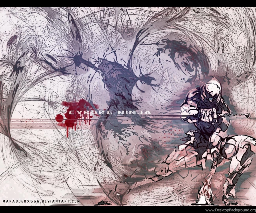 Cyborg Ninja Gray Fox By Marauderx666 On DeviantArt