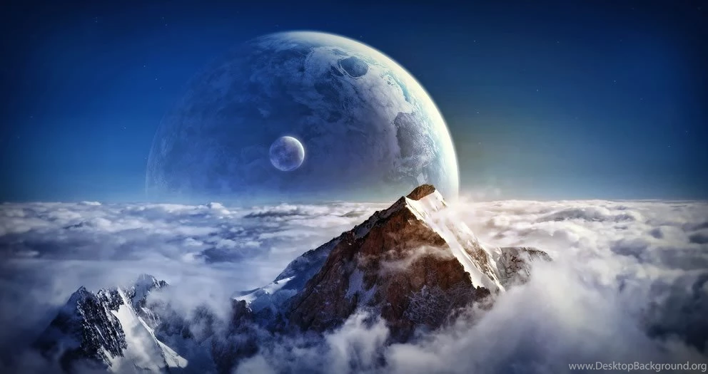 Earthrise 3D, SpaceCoolvibe – Digital Art