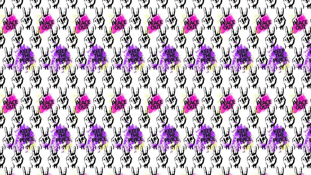 Keep The Peace Out Desktop Wallpapers