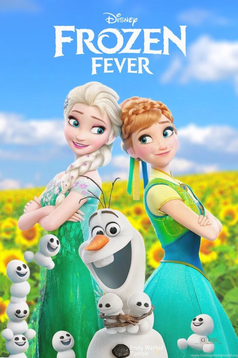Endy Warhol — I Made Sunflower Backgrounds Frozen Fever Poster.