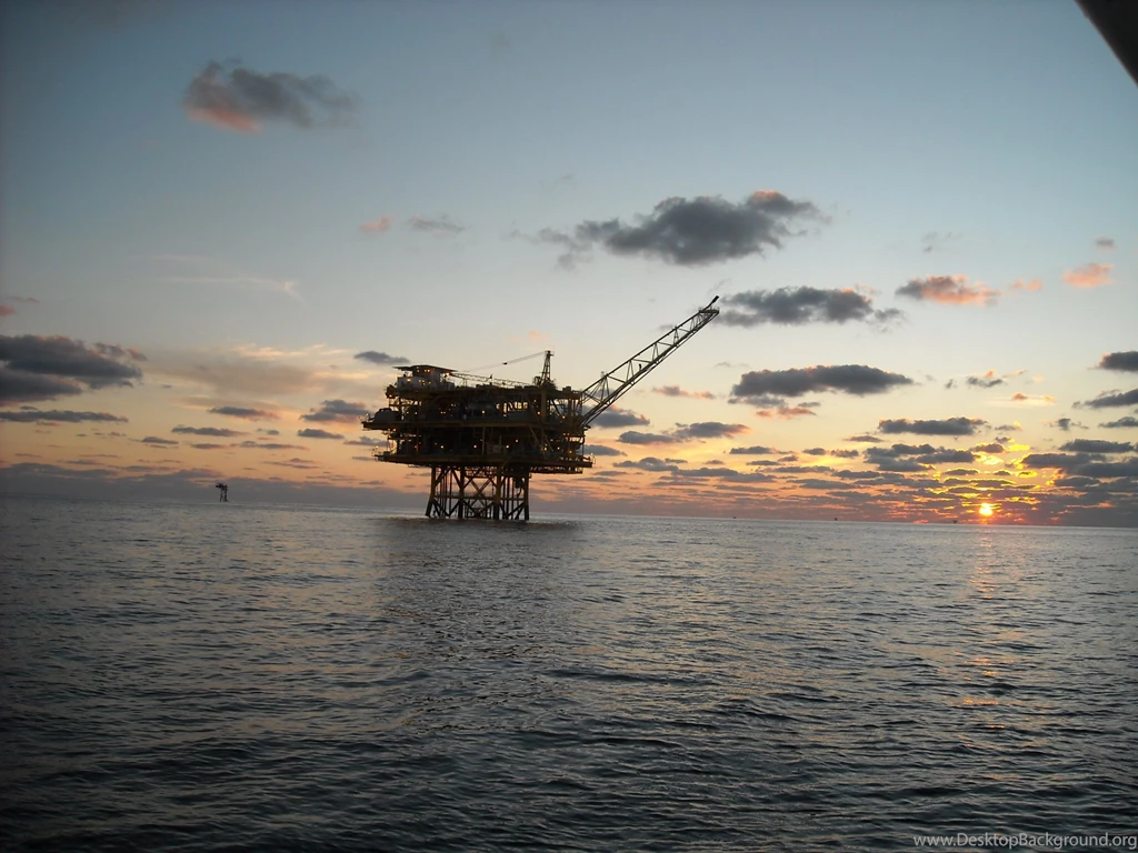 Land Oil Rigs In Sunset   Bing Images