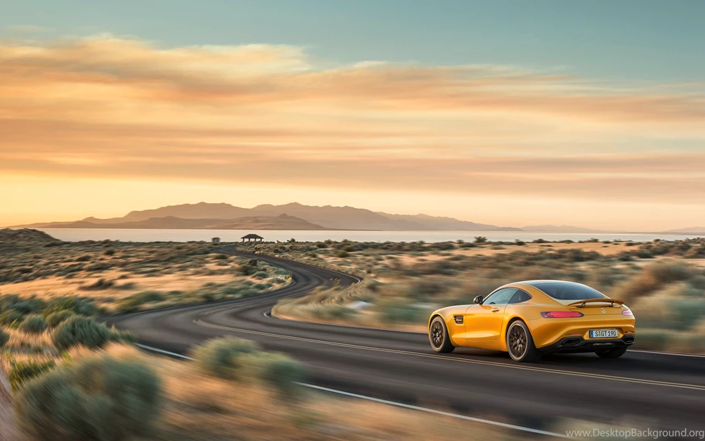 2015 Mercedes AMG GT Solarbeam Motion Rear Angle Wallpapers