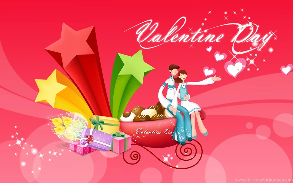 Beautiful Valentine Day Greeting Card Wallpape