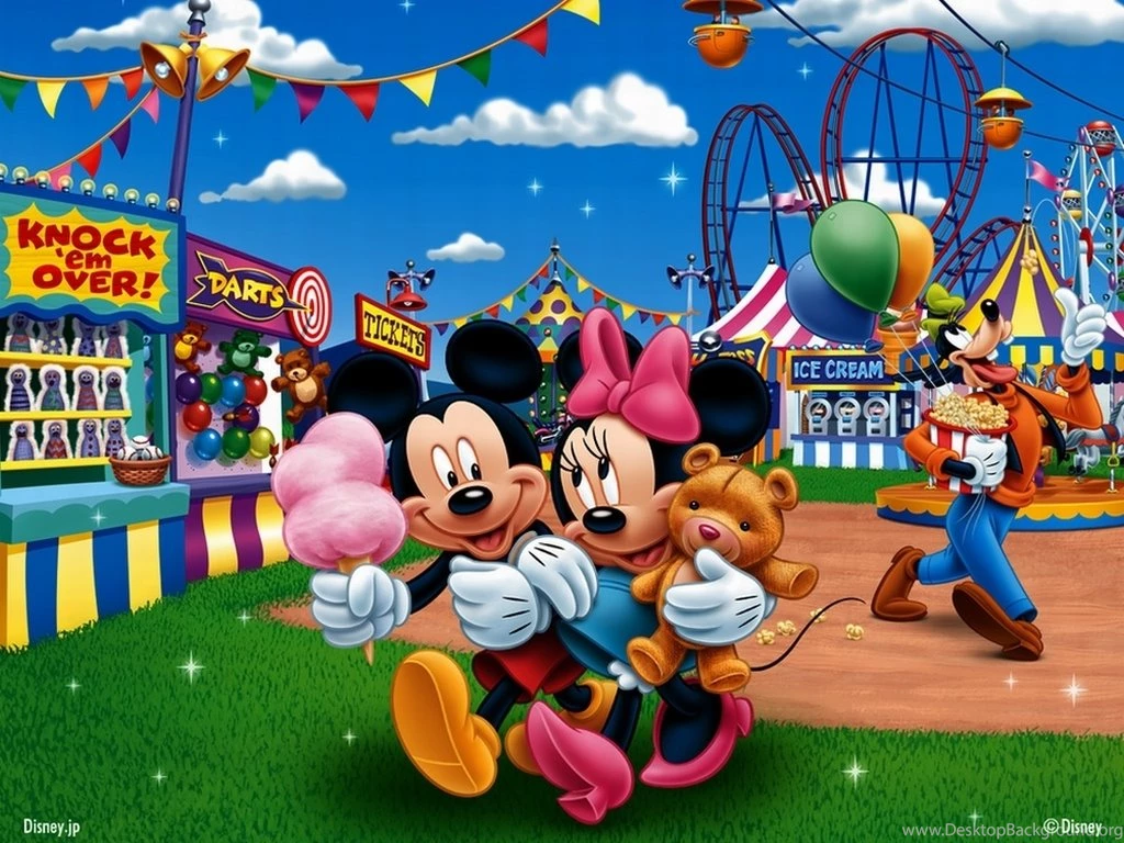 Mickey And Minnie At The Fair Wallpapers Wallpapers 42 Wallpoop ...