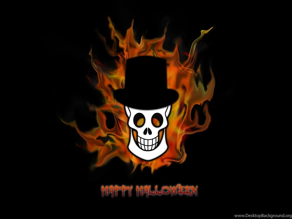 Happy Halloween Skeleton Wallpapers 123mobileWallpapers.com