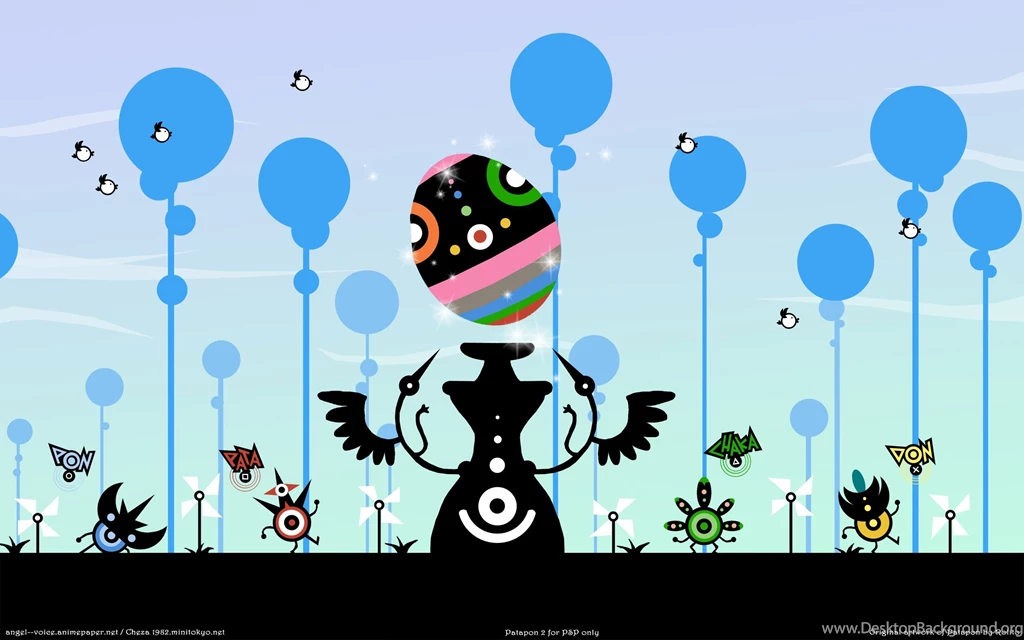PATAPON Rhythm God War Fighting Action Wallpapers