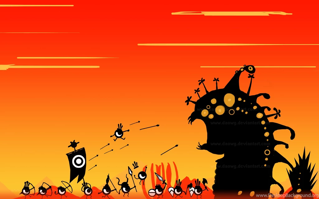 PATAPON Rhythm God War Fighting Action Wallpapers