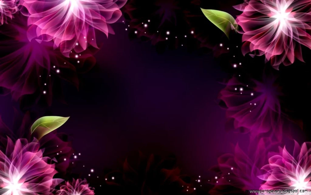 Purple Flower Abstract Wallpapers