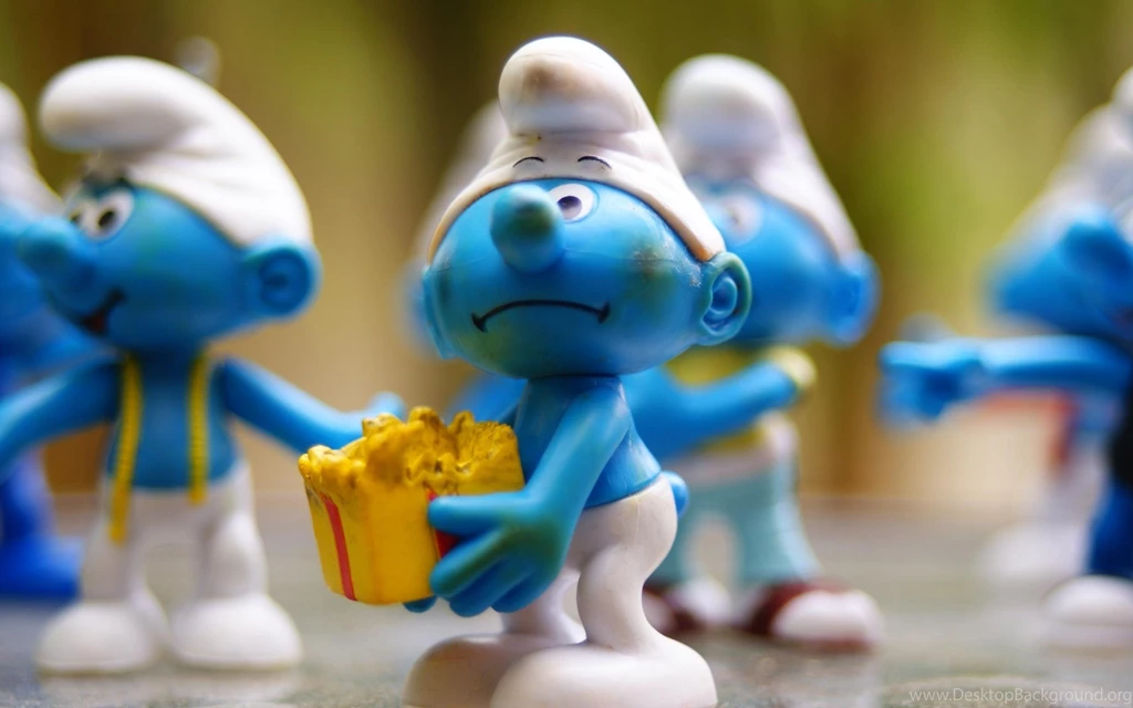 WALLPAPER HD Smurfs Toys Blue White Hd Wallpapers