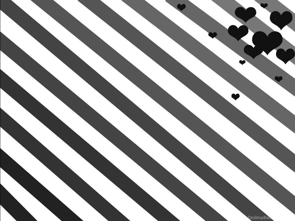 Black And White Heart Wallpapers Desktop Backgrounds