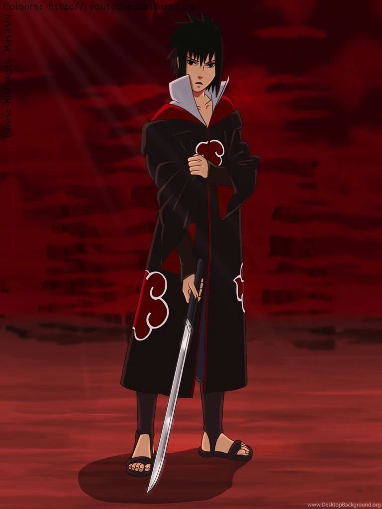 Sasuke Smexxier With Akatsuki Cloak?