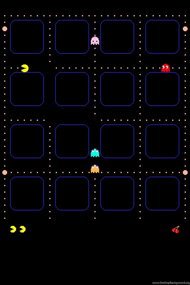 Ultimate Pac Man iPhone IOS 4 Wallpapers Collection [10 Downloads ...