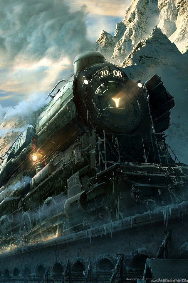 Download Epic Train Art Wallpapers For iPhone 4