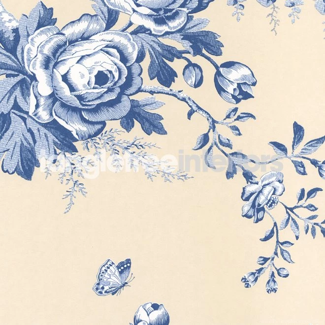 Ashfield Floral Wallpapers From Ralph Lauren PRL027/01 Delft