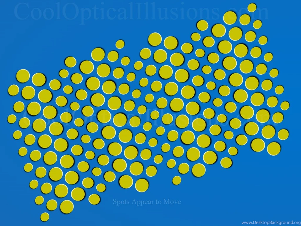 Moving Spots Desktop Backgrounds   Optical Illusion