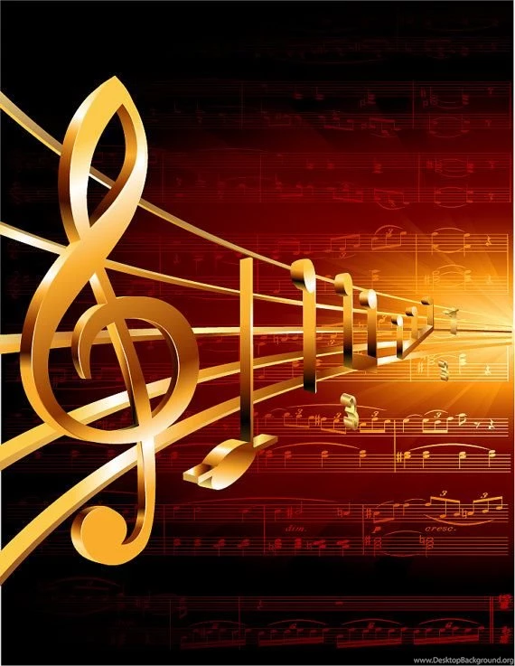 3d Music Note Backround Digital Clip Art Music Key By Vector76 ...
