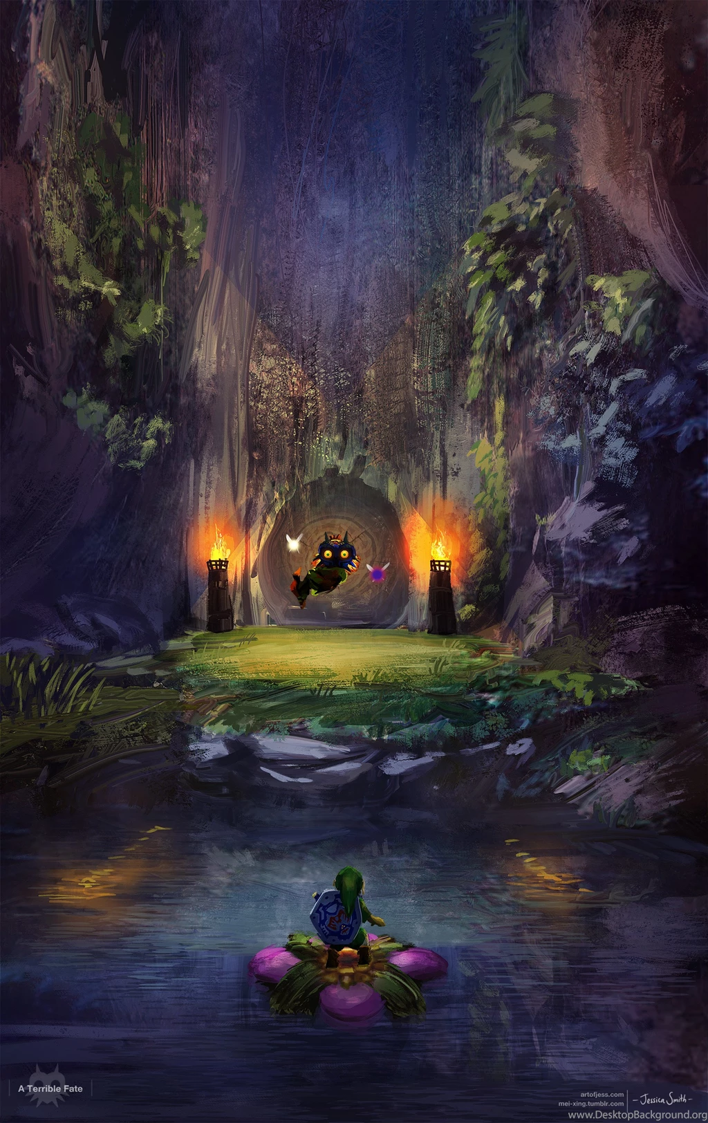 I Wanted To Paint Something For Majora's Mask Since It's Coming ...