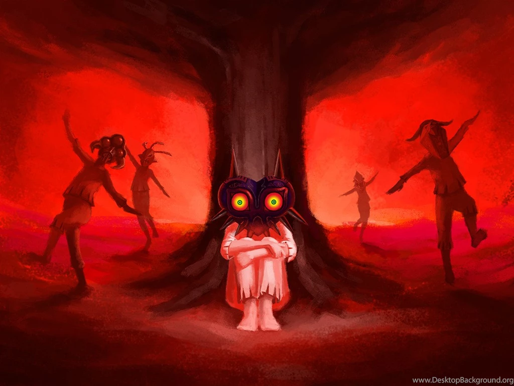 My Roommate Loves Majora's Mask, I Painted This For His Birthday ...