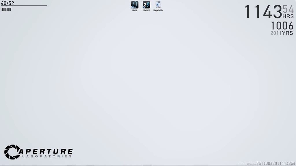 Thank You For Downloading The Aperture Science Desktop Enrichment ...