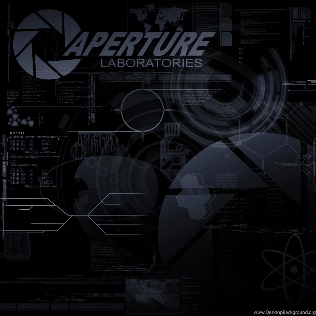 Aperture Science Backgrounds By FireOps On DeviantArt
